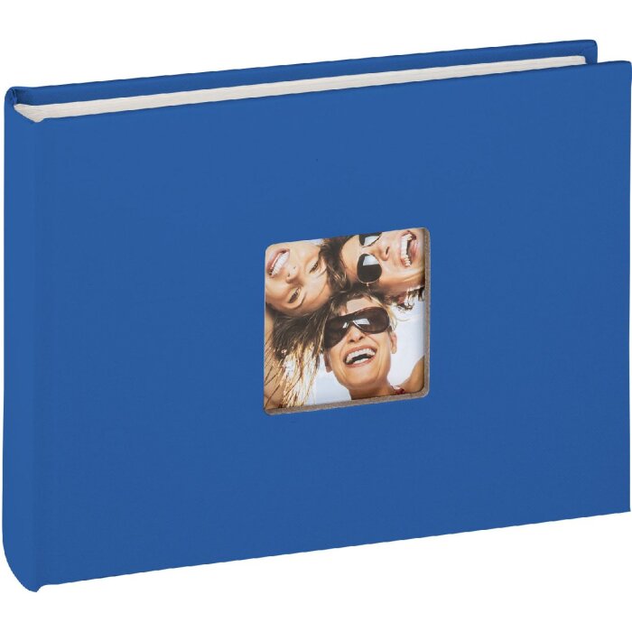 Walther design album Fun blu royal 22x16 cm libro album 40 pagine bianche