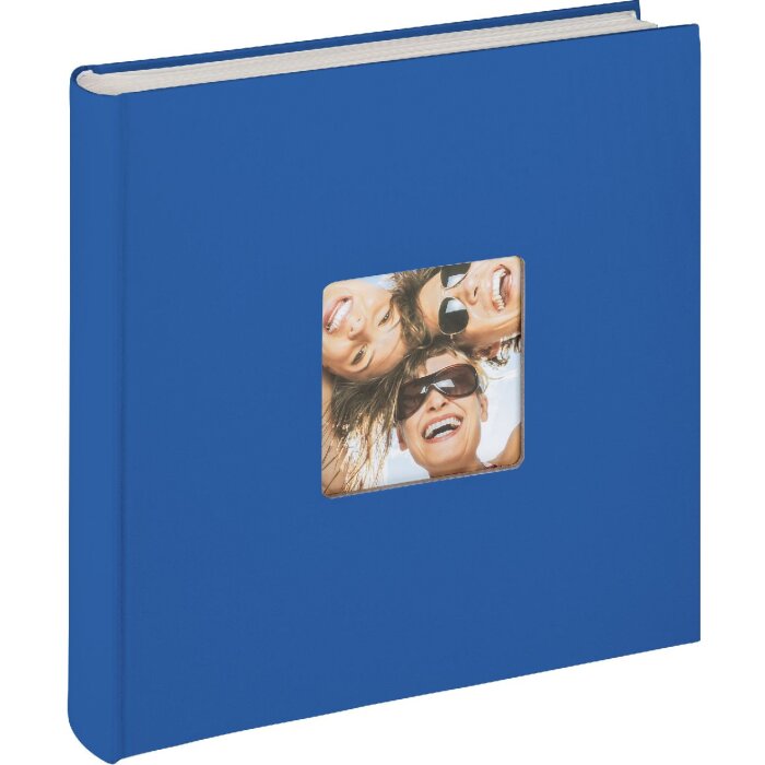 Walther Album fotografico Jumbo Fun 30x30 cm blu reale 100 pagine bianche
