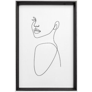 Walther NW824B Cornice in legno Silhouette 18x24 cm Nero