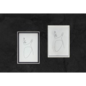 Walther NW824B Cornice in legno Silhouette 18x24 cm Nero