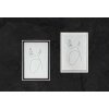 Walther NW824B Cornice in legno Silhouette 18x24 cm Nero