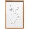 Walther Silhouette cornice in legno 18x24 cm faggio lavato vetro trasparente