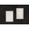Walther Cornice in legno Silhouette NW824W Bianco 18x24 cm MDF Modanatura Vetro trasparente