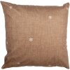 Clayre & Eef GBB22 Copricuscino Marrone Bianco 45x45 cm Stile Country