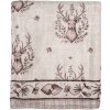 Clayre & Eef GTW60-1 Plaid Beige Brown 130x180 cm Stile country