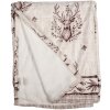 Clayre & Eef GTW60-1 Plaid Beige Brown 130x180 cm Stile country