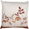 Clayre & Eef LFJ21 Copricuscino Motivo Fungo Beige Marrone 45x45 cm Stile Country