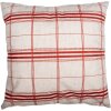 Clayre & Eef NWV24-1 Copricuscino 45x45 cm Beige Rosso Casa di campagna Motivo cervo