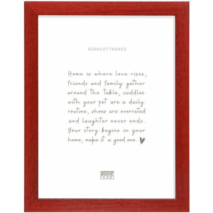Deknudt S226K4 Cornice per quadri in legno rosso 21,0 x 29,7 cm