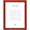 Deknudt S226K4 Cornice per quadri in legno rosso 30,0 x 40,0 cm