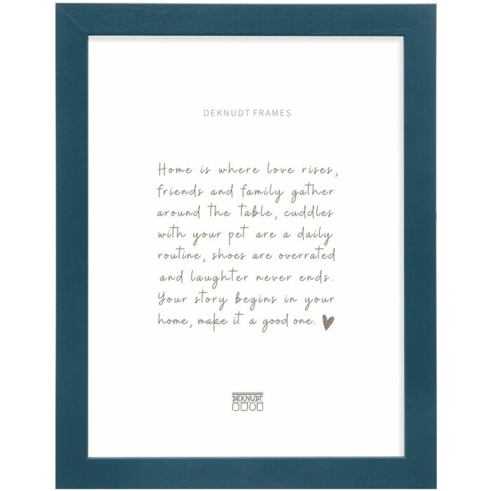 Deknudt S226K6 Cornice per quadri in legno blu 13,0 x 18,0 cm