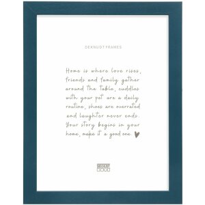 Deknudt S226K6 Cornice per quadri in legno blu 30,0 x 40,0 cm