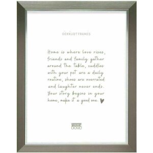 Deknudt S45VD1 cornice in plastica argento 30x30 cm