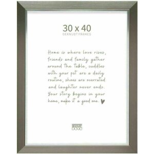 Deknudt S45VD1 cornice in plastica argento 30,0 x 40,0 cm