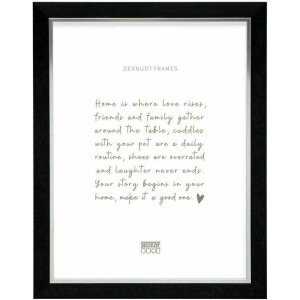 Deknudt S45VH2 Cornice in plastica nera 30,0x40,0 cm
