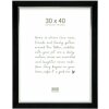 Deknudt S45VH2 Cornice in plastica nera 30,0x40,0 cm