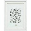 Deknudt S65KK1 Cornice bianca doppio passe-partout per 1 foto 30x40 cm