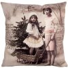 Clayre & Eef KT021.372 Copricuscino 45x45 cm Beige Marrone Poliestere