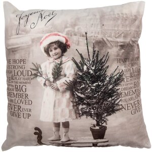 Clayre & Eef KT021.373 Copricuscino 45x45 cm Beige...