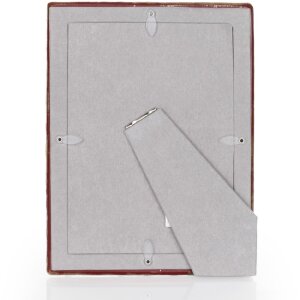 Cornice ZEP Perpignan in resina sintetica rosso-oro 10x15 cm 13x18 cm con supporto