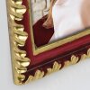 Cornice ZEP Perpignan in resina sintetica rosso-oro 10x15 cm 13x18 cm con supporto