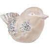 Clayre & Eef 6TE0541 Vaso da fiori Bird Beige Brown 25x14x14 cm Stile country