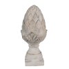 Clayre & Eef 6TE0545L Decorazione Pigna Grigio Pietra Ø 17x39 cm