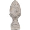 Clayre & Eef 6TE0545M Pigna decorativa in pietra grigia Ø 14x33 cm