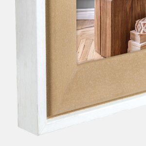 Portafoto in legno ZEP Bochum natura in 10x15 13x18 15x20 cm copertura in vetro trasparente