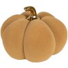 Clayre & Eef Decorazione Zucca in ceramica color oro giallo Ø 18x14 cm