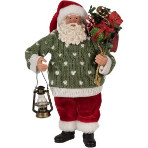 Clayre & Eef 65592 Figura decorativa di Babbo Natale...