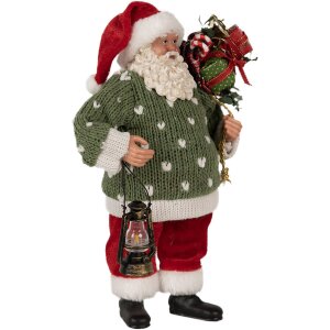 Clayre & Eef 65592 Figura decorativa di Babbo Natale...