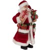 Clayre & Eef 65594 Decorazione natalizia Babbo Natale Rosso Bianco 16x10x27 cm