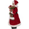 Clayre & Eef 65594 Decorazione natalizia Babbo Natale Rosso Bianco 16x10x27 cm