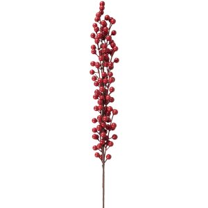 Clayre & Eef 65850 Ramo decorativo rosso Decorazione...