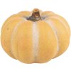 Clayre & Eef 6CE1759 Decorazione Zucca in ceramica giallo marrone Ø 15x10 cm