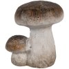 Clayre & Eef 6CE1767 Decorazione Funghi in ceramica marrone bianco 6x5x7 cm