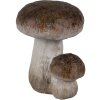 Clayre & Eef 6CE1767 Decorazione Funghi in ceramica marrone bianco 6x5x7 cm