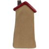 Clayre & Eef 6CE1775 Casa decorativa in ceramica marrone rossa 10x7x19 cm stile country