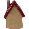 Clayre & Eef 6CE1776 Decorazione Casa Marrone Rosso 12x9x16 cm Natale in Ceramica