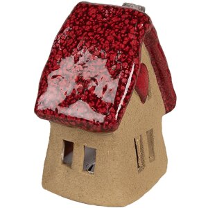 Clayre & Eef 6CE1777 Decorazione Casa Marrone Rosso Ceramica 10x8x13 cm Stile Country