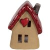 Clayre & Eef 6CE1777 Decorazione Casa Marrone Rosso Ceramica 10x8x13 cm Stile Country