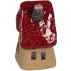 Clayre & Eef 6CE1777 Decorazione Casa Marrone Rosso Ceramica 10x8x13 cm Stile Country