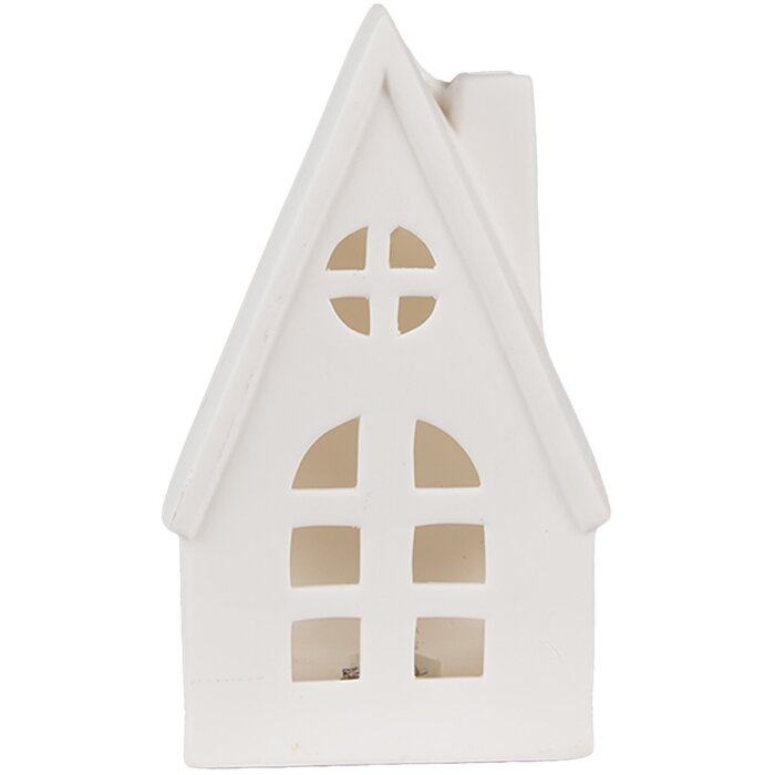 Clayre & Eef 6CE1794 Decorazione Casa LED Porcellana Beige 9x6x15 cm
