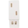 Clayre & Eef 6CE1794 Decorazione Casa LED Porcellana Beige 9x6x15 cm