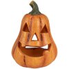 Clayre & Eef 6CE1803 Zucca decorativa in ceramica arancione verde Ø 12x17 cm