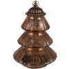 Clayre & Eef 6GL4574KO Albero di Natale LED Ø 16x22 cm in vetro rame stile country