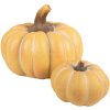 Clayre & Eef 6MG0045 Zucca decorativa arancione Ø 28x23 cm Ossido di magnesio Decorazione autunnale