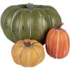 Clayre & Eef 6MG0046 Zucca decorativa verde grigio Ø 35x21 cm Ossido di magnesio