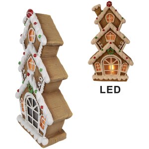 Clayre & Eef 6MG0051 Decorazione Casa LED Marrone...